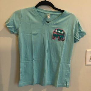 Republican V neck tee